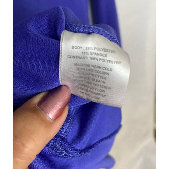 Colosseum Purple Workout Athleisure Relaxed Fit Hoodie Medium - Picture 8 of 10